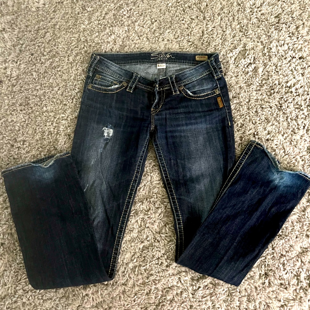 Women’s Pioneer silver Jeans